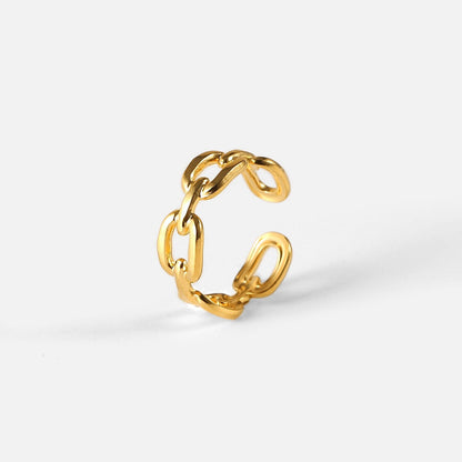 Gold Chain-Link Ring