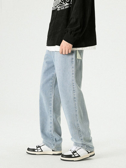 Straight Leg Retro Jeans