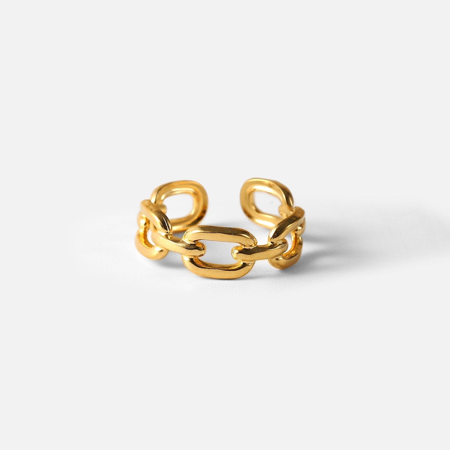 Gold Chain-Link Ring