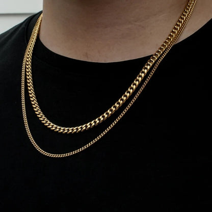 Gold Twisted Rope Necklace